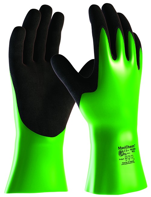 Защитные перчатки от химических веществ MaxiChem® 56-630 Фото