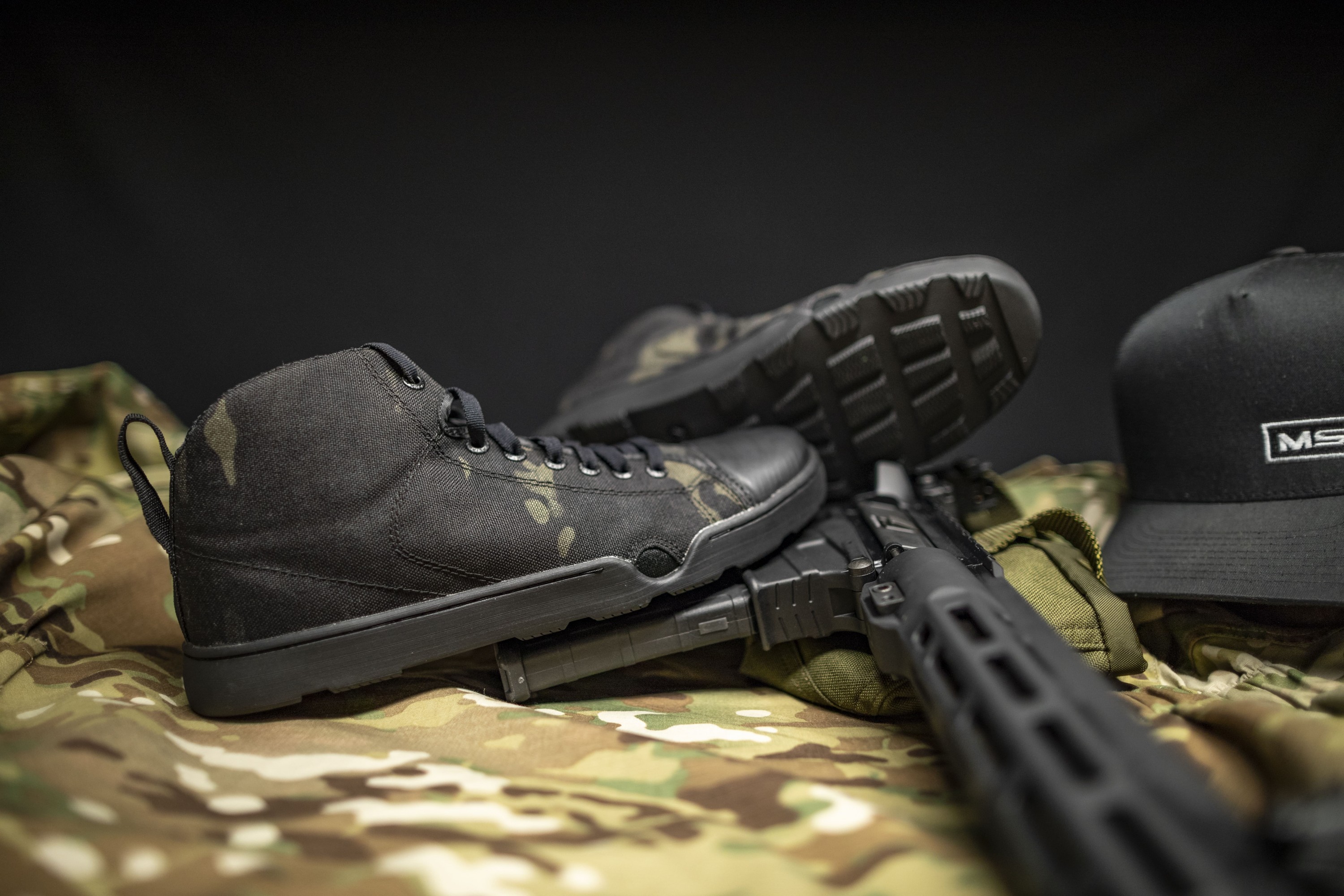 Тактичні кеди Altama Maritime Assault Mid Black MultiCam (333051) Фото 2