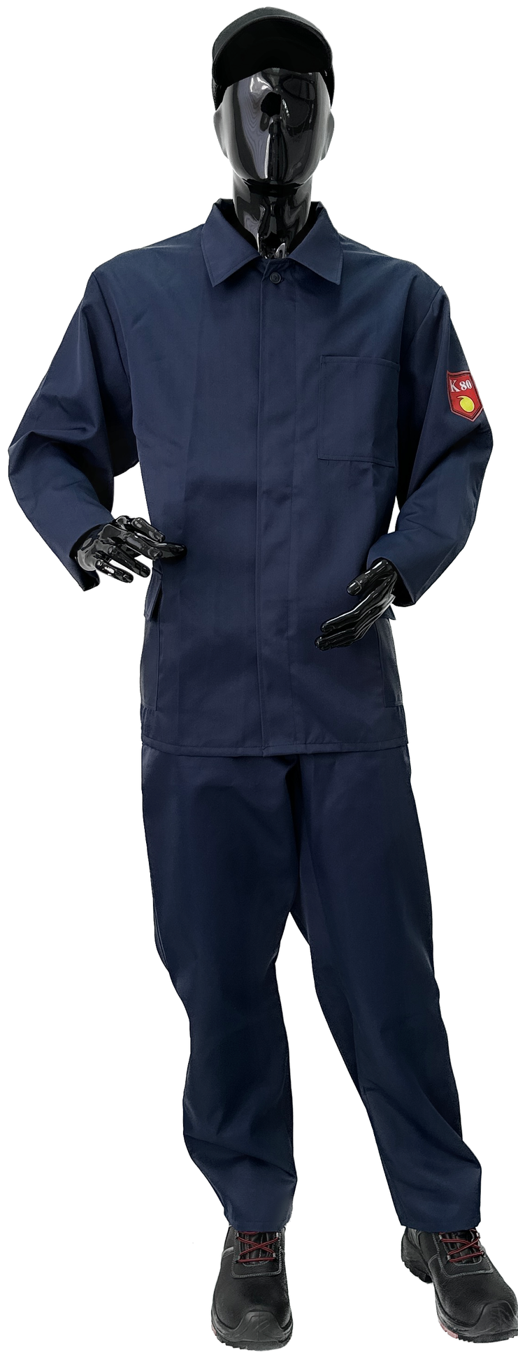 Костюм лавсановый, кислотостойкий, К-80 синий, (куртка, брюки) 03650 Фото