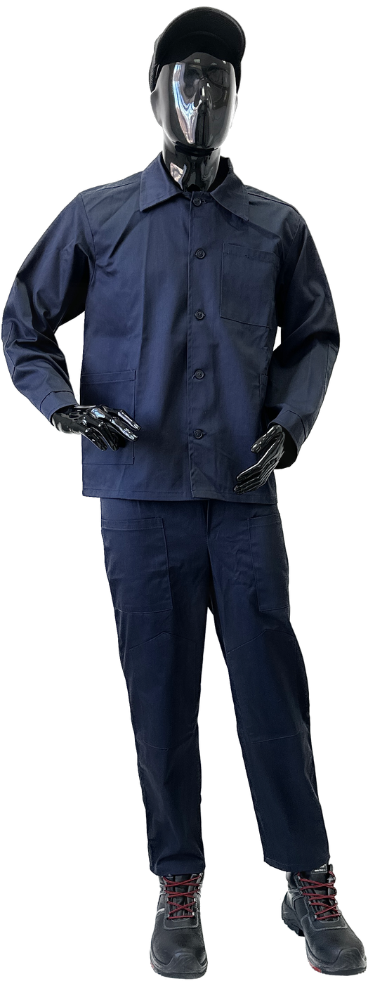 Костюм рабочий Мастер, (Саржа), (куртка, брюки), синий, усиленный, 03656 с Фото