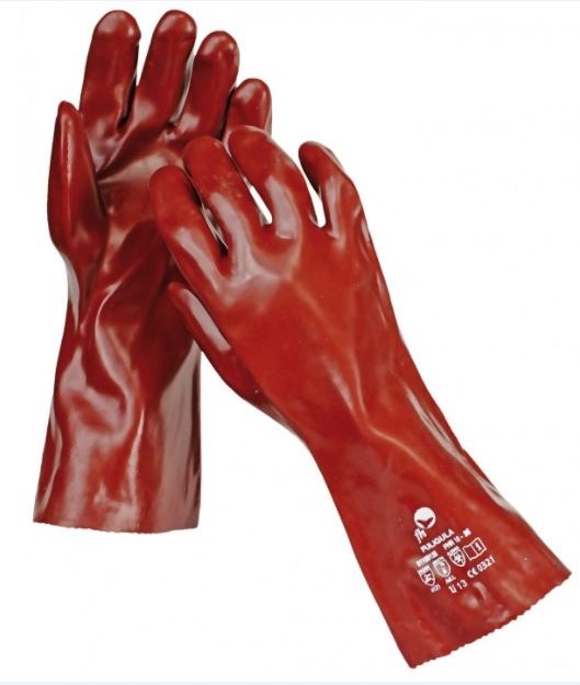 Хімстійкі рукавички FULIGULA з ПВХ покриттям від CERVA GROUP Фото
